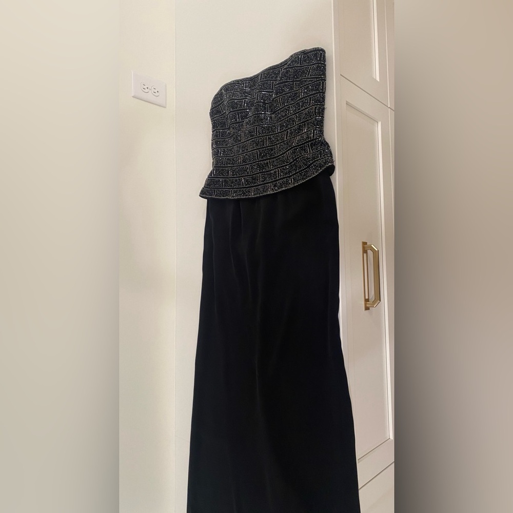 Chic B’Zar Black Beaded Dress